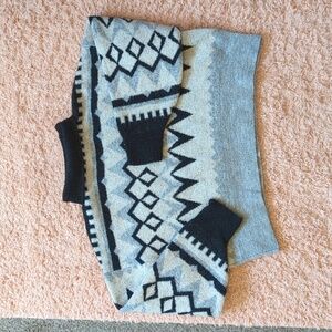 H&M Patterned Oversized Turtleneck Women's Sweater XS‎